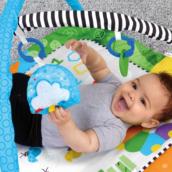 BABY EINSTEIN DEKA NA HRANÍ MULTISENZORICKÁ CAL'S CURIOSITY CENTER™, 0M+ - HRACÍ DEKY - PRO DĚTI