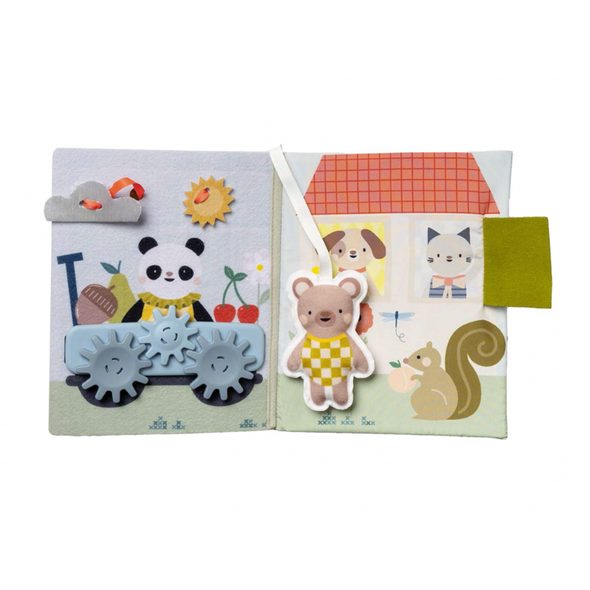 TAF TOYS KNÍŽKA S AKTIVITAMI MY HOME BUSY BOOK - KNÍŽKY PRO NEJMENŠÍ - PRO DĚTI