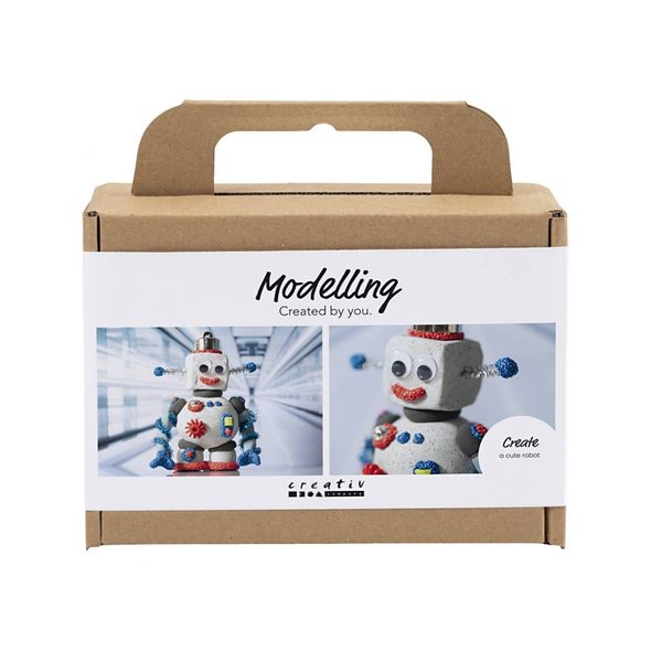 CREATIV COMPANY KREATIVNÍ SADA MINI CRAFT KIT MODELLING ROBOT - VÝTVARNÉ POMŮCKY A HRAČKY - PRO DĚTI