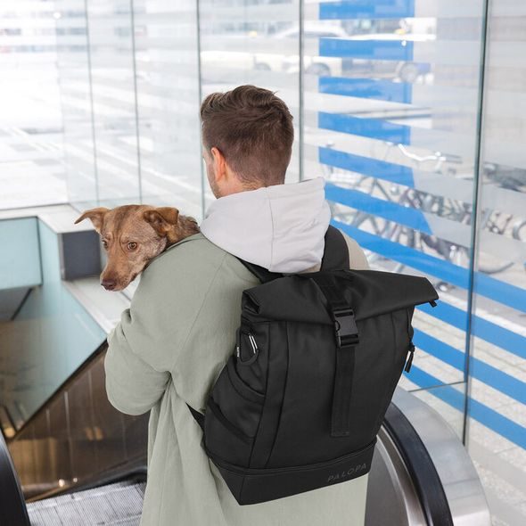 PALOPA ROLLTOP BATOH YOSKA BLACK - PRO MAZLÍČKY - NOŠENÍ & SPORT