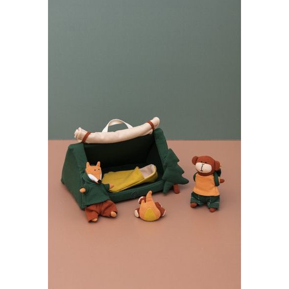 TRIXIE BABY LOUTKOVÝ SVĚT L CAMPING - LÁTKOVÉ LOUTKY - PRO DĚTI