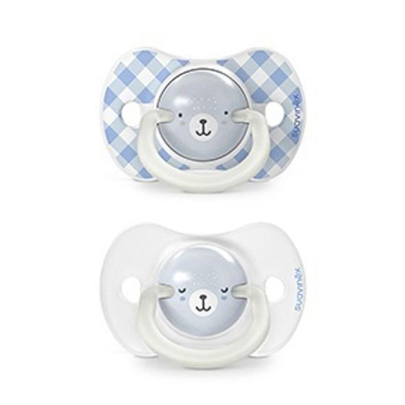 SUAVINEX ŠIDÍTKO DEN&NOC FYZIOLOGICKÉ SILIKON WILD & FREE 6-18 M - 2 KS - ŠIDÍTKA A DOPLŇKY - KRMENÍ