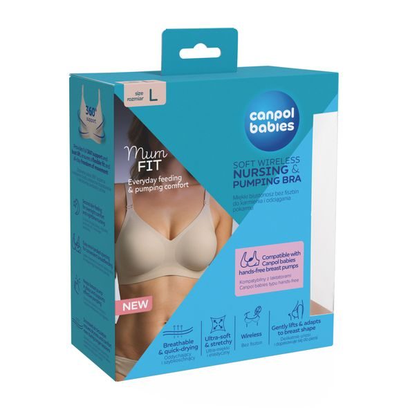 CANPOL BABIES PODPRSENKA NA KOJENÍ A ODSÁVÁNÍ MUMFIT L - TĚHOTENSKÉ SPODNÍ PRÁDLO - PRO MAMINKY