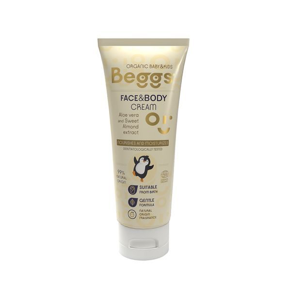 BEGGS DĚTSKÝ HYDRATAČNÍ KRÉM NA PLEŤ A TĚLO 75ML - ŠAMPONY A KOSMETIKA - KOUPÁNÍ A ZDRAVÍ