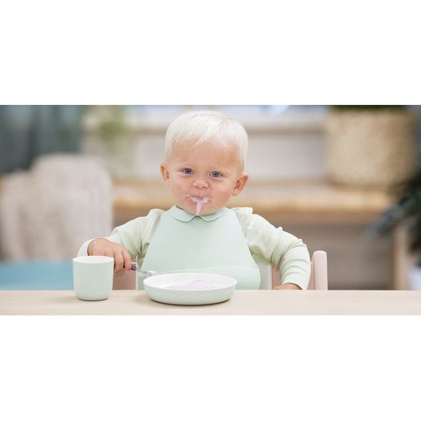 STOKKE® MISKA + HRNEČEK SOFT MINT - VÝHODNÉ SADY - KRMENÍ