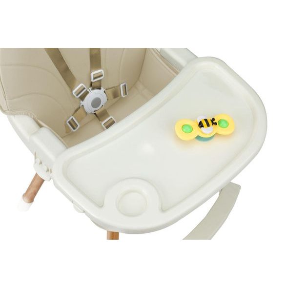 MOMI JÍDELNÍ ŽIDLIČKA MOMI REKI BÉŽOVÁ - JÍDELNÍ ŽIDLIČKY PLASTOVÉ - KRMENÍ