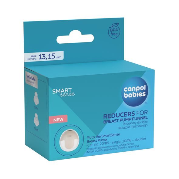 CANPOL BABIES NÁHRADNÍ SILIKONOVÉ VLOŽKY 13/15MM K ODSÁVAČCE MATEŘSKÉHO MLÉKA SMARTSENSE - NÁHRADNÍ DÍLY K ODSÁVAČKÁM - KRMENÍ