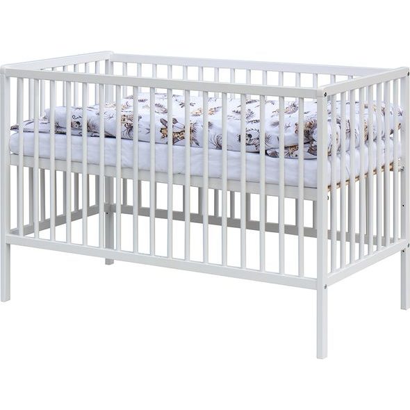 SCARLETT DĚTSKÁ POSTÝLKA S KOMPLETNÍ VÝBAVOU AFRIKA BÉŽOVÁ 120 X 60 CM - DŘEVĚNÉ POSTÝLKY - SPINKÁNÍ