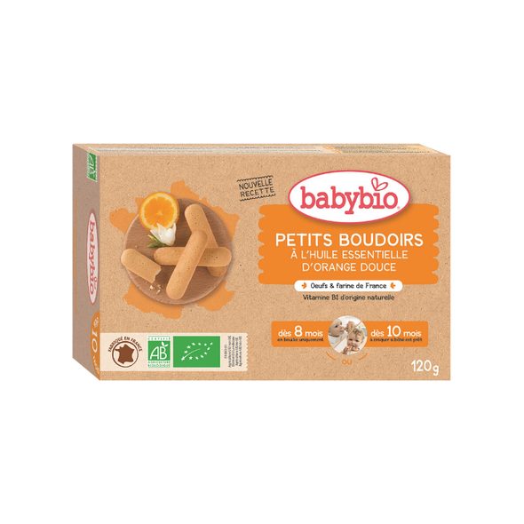 BABYBIO PIŠKOTY 120 G - TYČINKY/SUŠENKY - KRMENÍ