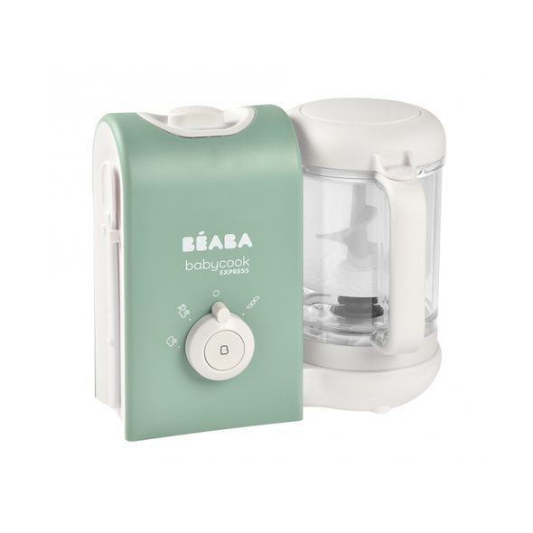 BEABA PARNÍ VAŘIČ + MIXÉR BABYCOOK EXPRESS SAGE GREEN - KUCHYŇSKÉ PŘÍSTROJE - KRMENÍ
