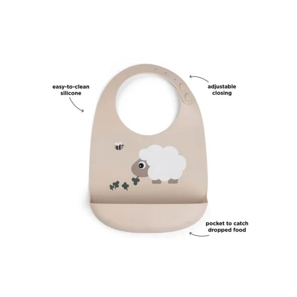 DONE BY DEER SILIKONOVÝ BRYNDÁČEK SHEEPY - PÍSKOVÝ - BRYNDÁKY - KRMENÍ