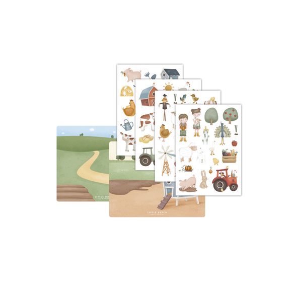 LITTLE DUTCH SAMOLEPKY NA OKNO FARMA - DEKORACE A POLIČKY - SPINKÁNÍ