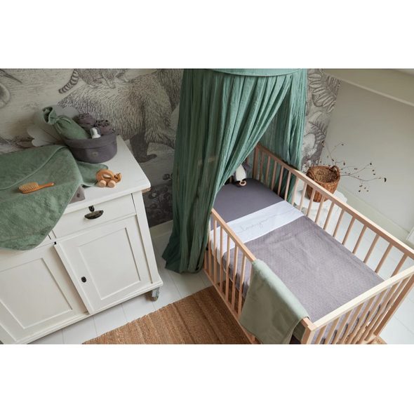 JOLLEIN OSUŠKA S KAPUCÍ FROTÉ 75X75 CM ASH GREEN - OSUŠKY A DĚTSKÉ ŽUPANY - KOUPÁNÍ A ZDRAVÍ