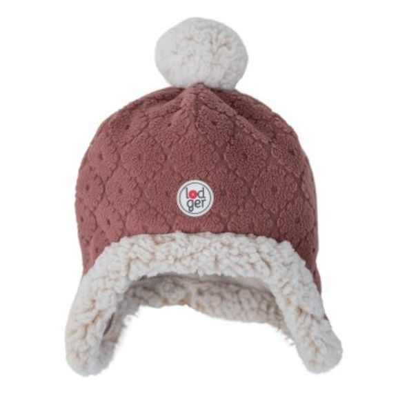 LODGER HATTER FOLKLORE FLEECE ROSEWOOD 1 - 2 ROKY - ČEPIČKY A KLOBOUČKY - PRO DĚTI