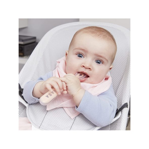 BEABA PRVNÍ LŽIČKA SILIKONOVÁ PINK - LŽIČKY A PŘÍBORY - KRMENÍ