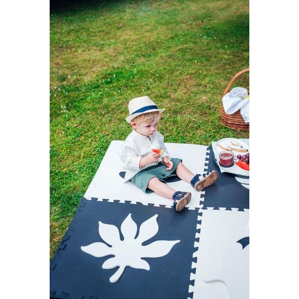 MOMI HRACÍ PODLOŽKA PĚNOVÉ PUZZLE FELI ČERNÉ - HRACÍ PODLOŽKY NA ZEM - SPINKÁNÍ