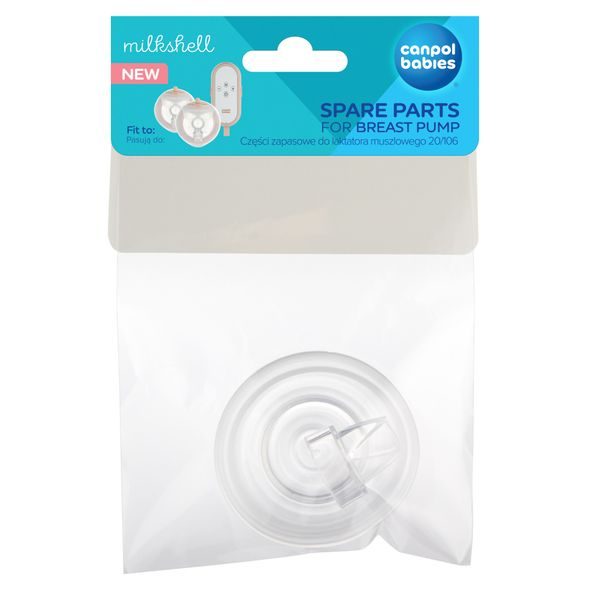 CANPOL BABIES NÁHRADNÍ DÍLY K ODSÁVAČCE MATEŘSKÉHO MLÉKA MILKSHELL - ODSÁVAČKY MATEŘSKÉHO MLÉKA - KRMENÍ