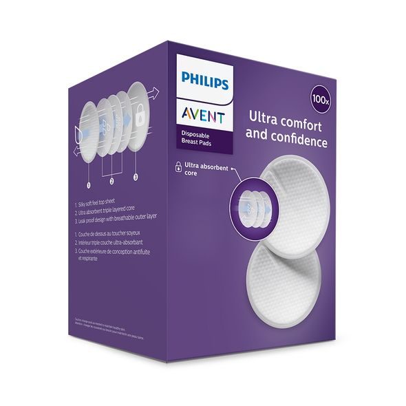 PHILIPS AVENT PRSNÍ VLOŽKY JEDNORÁZOVÉ 100KS - PRSNÍ VLOŽKY - PRO MAMINKY