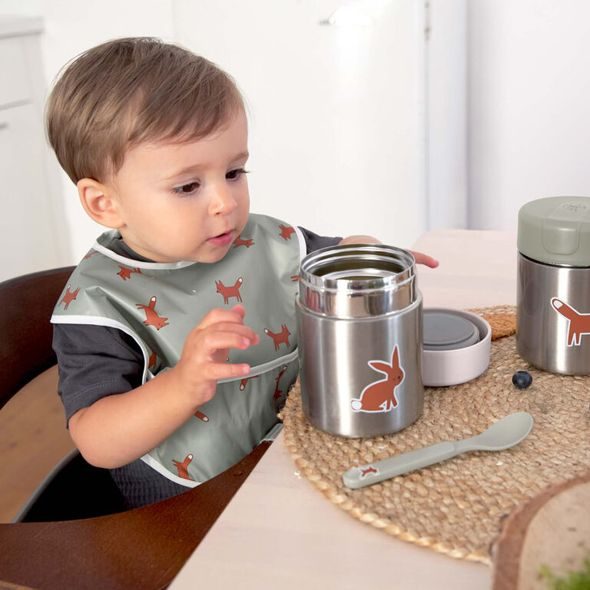 LÄSSIG LIGHTWEIGHT BIB LITTLE FOREST RABBIT - BRYNDÁKY - KRMENÍ