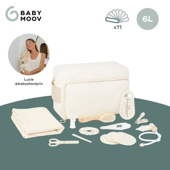 BABYMOOV HYGIENICKÝ SET CURL WHITE - KOUPÁNÍ A DENNÍ PÉČE - KOUPÁNÍ A ZDRAVÍ