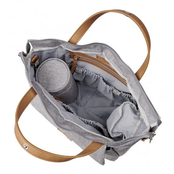 BABABING ERIN PŘEBALOVACÍ TAŠKA/BATOH, GREY MARL - PŘEBALOVACÍ TAŠKY - KOČÁRKY A PŘÍSLUŠENSTVÍ