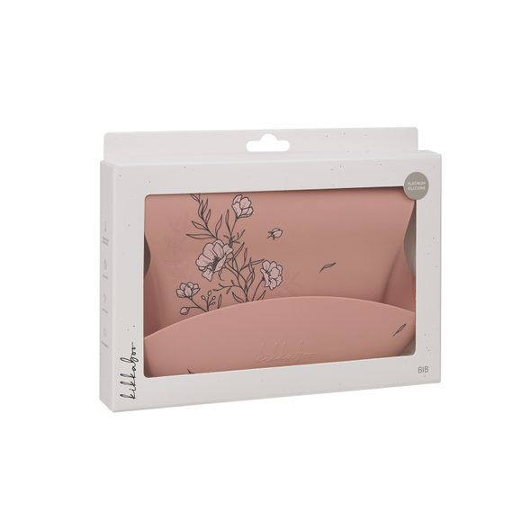 KIKKABOO BRYNDÁK S KAPSOU PLATINUM SILICONE FLORA BLUSH - BRYNDÁKY - KRMENÍ