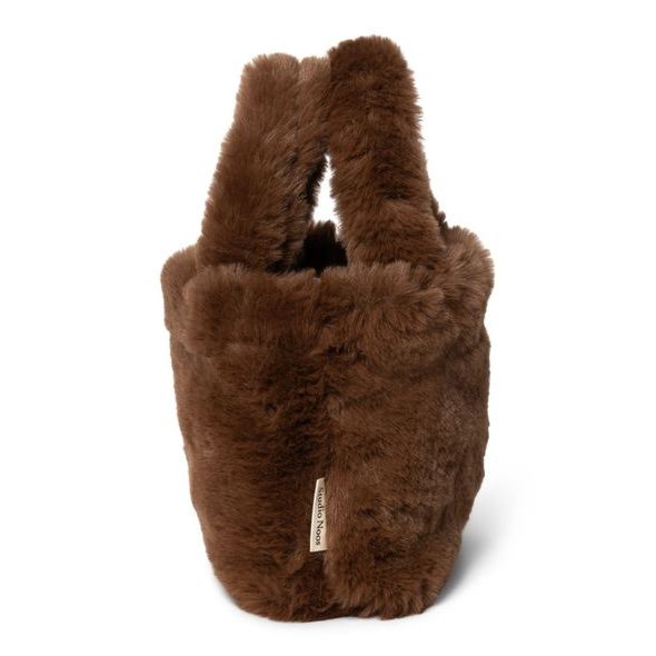 STUDIO NOOS FAUX FUR MINI HANDBAG BROWN - DOPLŇKY - PRO MAMINKY