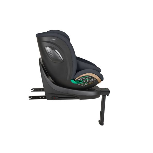 KIKKABOO AUTOSEDAČKA 40-150 CM I-TWIST I-SIZE GREY - AUTOSEDAČKY 0-36KG - AUTOSEDAČKY A PŘÍSLUŠENSTVÍ