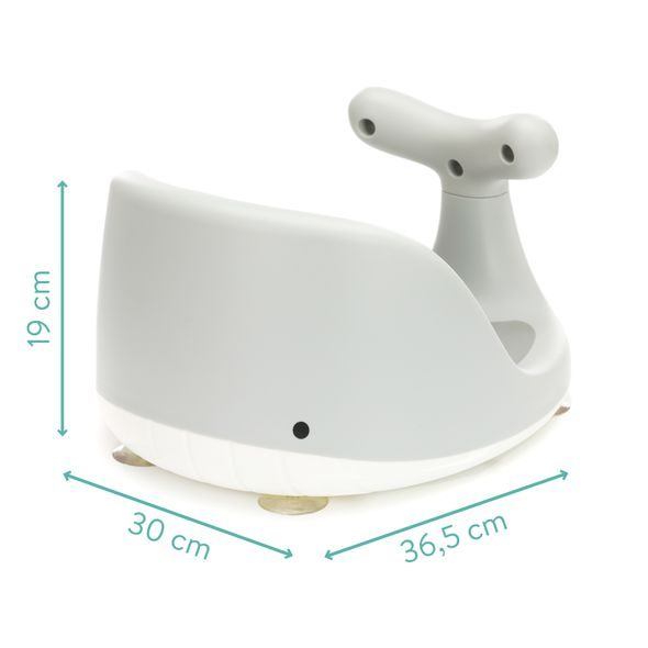 FILLIKID DĚTSKÉ SEDÁTKO DO VANY WHALE GREY - SEDÁTKA DO VANY - KOUPÁNÍ A ZDRAVÍ