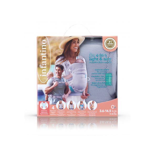 INFANTINO NOSÍTKO FLIP 4V1 LIGHT & AIRY - KLOKANKY A ŠÁTKY - NOŠENÍ & SPORT