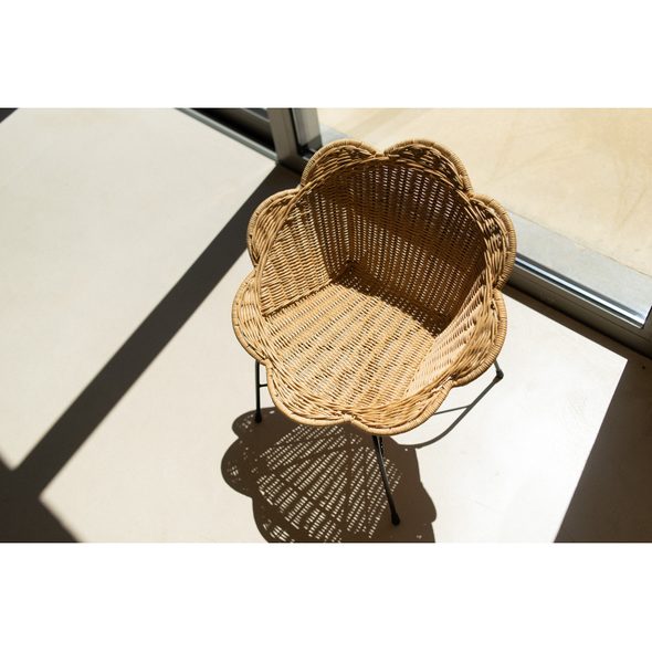 CHILDHOME KŘESLO DĚTSKÉ RATANOVÉ FLOWER - KŘESÍLKA - SPINKÁNÍ