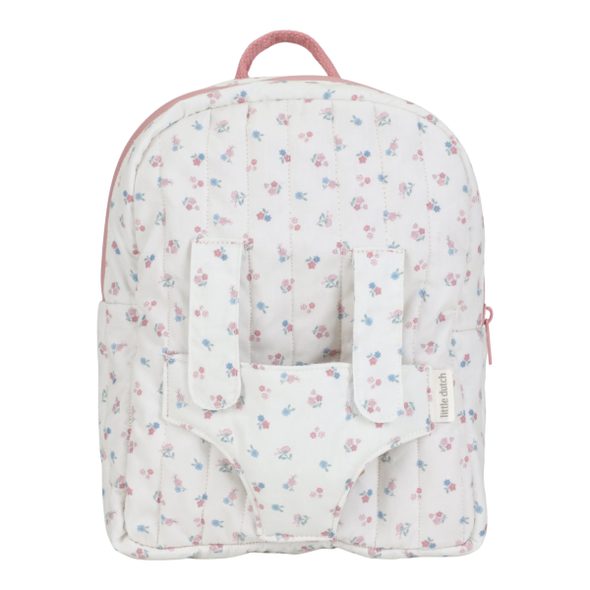LITTLE DUTCH BATŮŽEK S NOSÍTKEM PRO PANENKY PINK - LITTLE DUTCH - PRO DĚTI