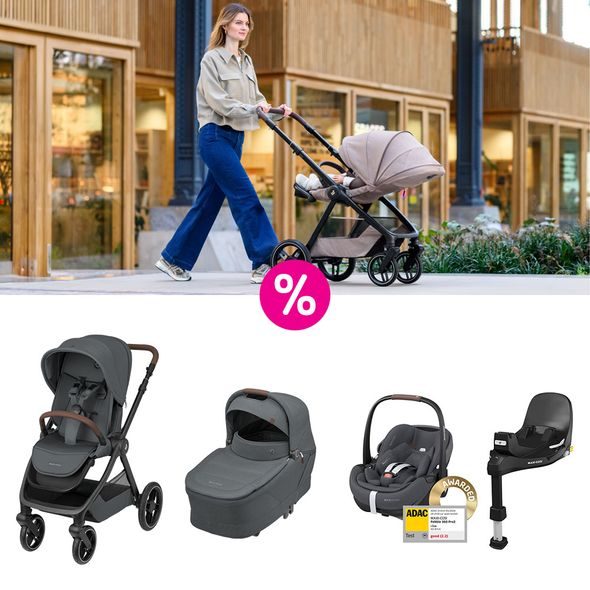 MAXI-COSI OXFORD PLUS KOČÁREK 2V1 + AUTOSEDAČKA MAXI-COSI PEBBLE 360 PRO 2 + ISOFIXOVÁ ZÁKLADNA - DVOJKOMBINACE - KOČÁRKY A PŘÍSLUŠENSTVÍ