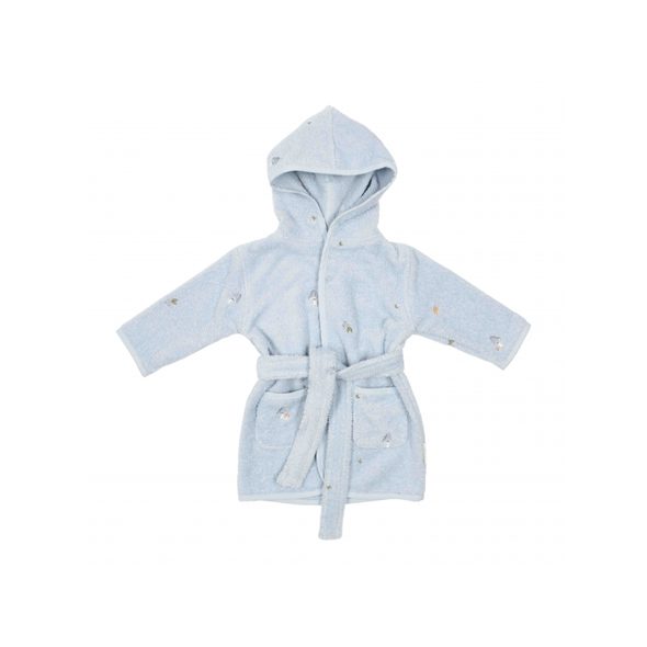 LITTLE DUTCH ŽUPAN FROTÉ FOREST FRIENDS BLUE VEL. 86/92 - OSUŠKY A DĚTSKÉ ŽUPANY - KOUPÁNÍ A ZDRAVÍ