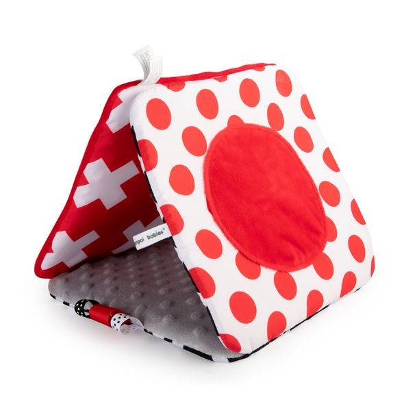 CANPOL BABIES KONTRASTNÍ ZÁVĚSNÉ ZRCADLO SENSORY - HRA NA BŘÍŠKU - PRO DĚTI