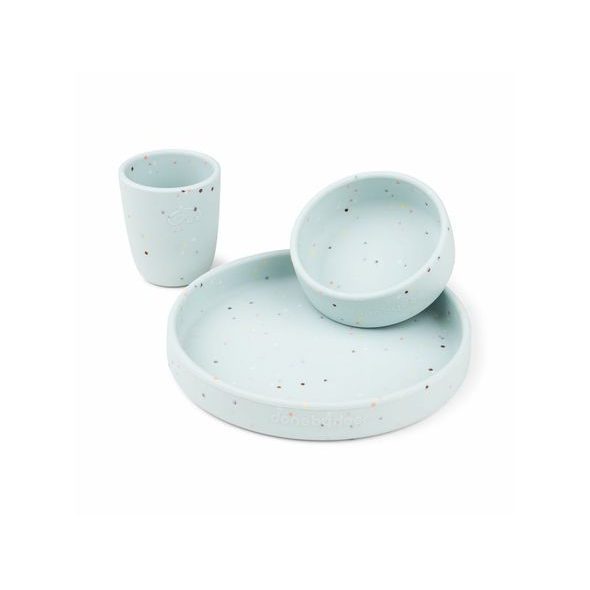 DONE BY DEER SILIKONOVÁ JÍDELNÍ SOUPRAVA CONFETTI - VÝHODNÉ SADY - KRMENÍ