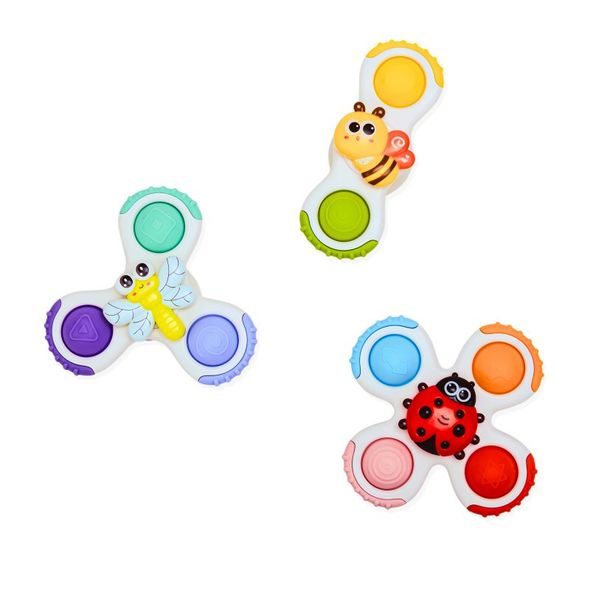 BO JUNGLE STICKY SPINNER BUDDIES 3KS - SENZORICKÉ HRAČKY - PRO DĚTI