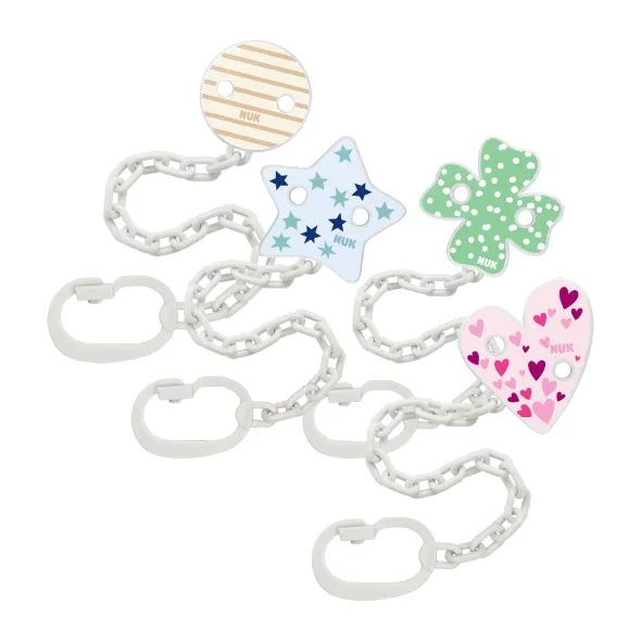 NUK ŘETÍZEK NA DUDLÍK S KLIPEM - ŠIDÍTKA A DOPLŇKY - KRMENÍ