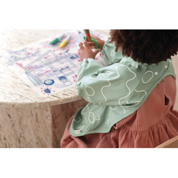 BEABA BRYNDÁK 2V1 S ODNÍMATELNÝMI RUKÁVY SAGE GREEN - BRYNDÁKY - KRMENÍ