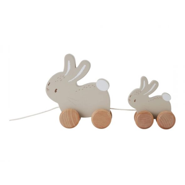 LITTLE DUTCH TAHACÍ KRÁLÍČCI DŘEVĚNÍ BABY BUNNY - DŘEVĚNÉ HRAČKY - PRO DĚTI