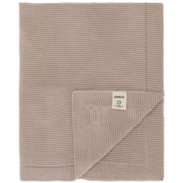 FILLIKID PLETENÁ DĚTSKÁ DEKA KNIT TAUPE - DĚTSKÉ DEKY PRO MIMINKA - SPINKÁNÍ