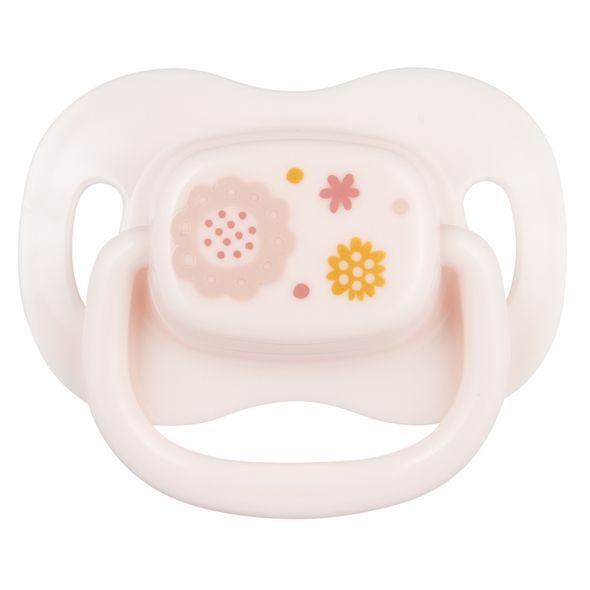 CANPOL BABIES DUDLÍK SILIKONOVÝ SYMETRICKÝ NEWBORN BABY 6-18M RŮŽOVÝ - ŠIDÍTKA A DOPLŇKY - KRMENÍ