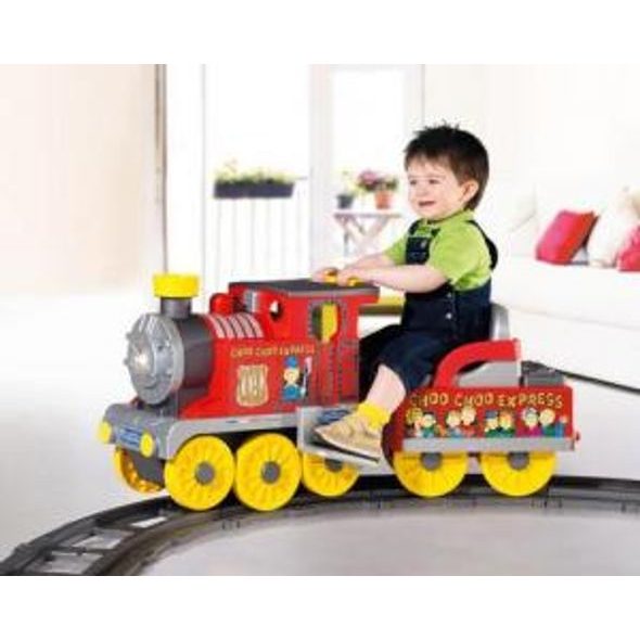 PEG PEREGO KOLEJNICE EXPRESS TRAIN OSMIČKA - ELEKTRICKÁ VOZÍTKA - PRO DĚTI