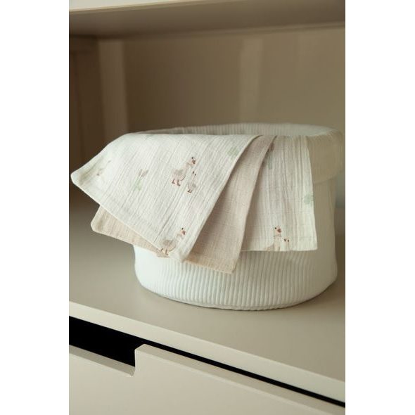 BEBE-JOU BAMBUSOVÉ MUŠELÍNOVÉ ŽÍNKY BÉBÉ-JOU DEAR GOOSE 3KS - ŽÍNKY A HOUBIČKY - KOUPÁNÍ A ZDRAVÍ