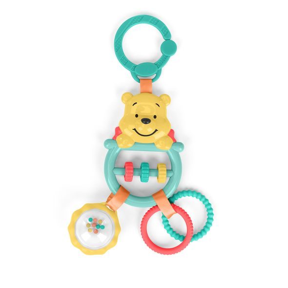 BRIGHT STARTS HRAČKA NA C KROUŽKU AKTIVNÍ WINNIE THE POOH BUSY BEAR™ 0M+ - HRAČKY K ZAVĚŠENÍ - PRO DĚTI