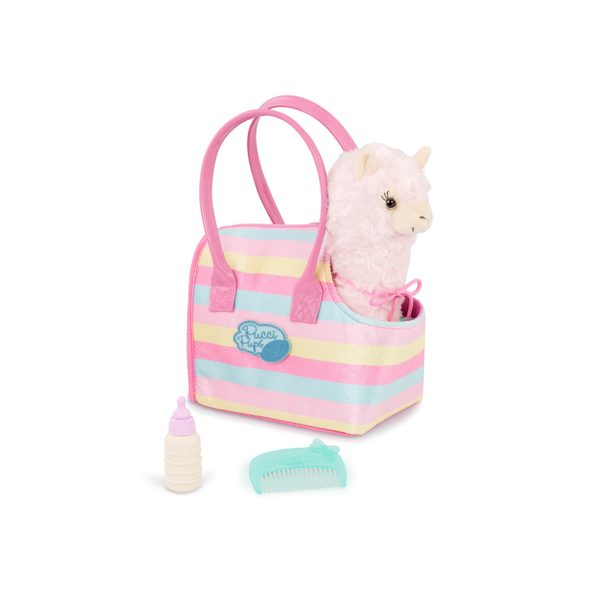 PUCCI PUPS LAMA V KABELCE SPARKLY STRIPES BAG - PLYŠOVÁ ZVÍŘATA - PRO DĚTI