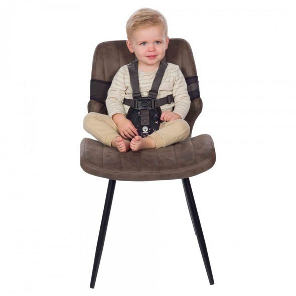 DOOKY PŘENOSNÁ TEXTILNÍ ŽIDLIČKA TRAVEL CHAIR BLACK - JÍDELNÍ ŽIDLIČKY CESTOVNÍ - KRMENÍ