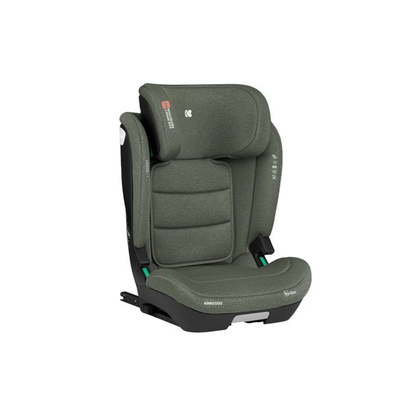 KIKKABOO AUTOSEDAČKA 100-150 CM I-SCOUT I-SIZE ARMY GREEN - AUTOSEDAČKY 15-36KG - AUTOSEDAČKY A PŘÍSLUŠENSTVÍ