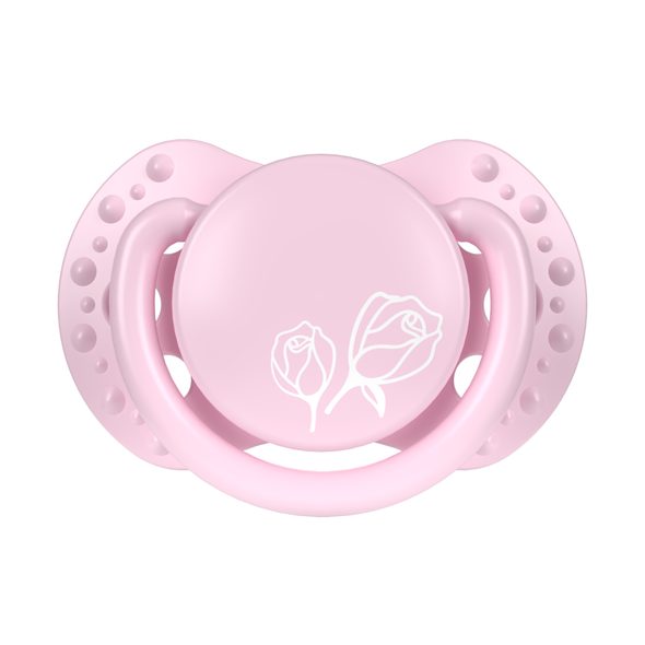 LOVI MINI DUDLÍK SILIKONOVÝ DYNAMICKÝ PETITE ROSE 0-2M 2KS HOLKA - ŠIDÍTKA A DOPLŇKY - KRMENÍ