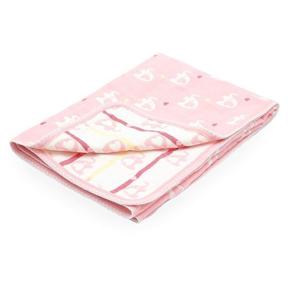 SCAMP DEKA 6-VRSTVÁ,BAVLNA (ROSE WHITE ELEPHANT) - DĚTSKÉ DEKY PRO MIMINKA - SPINKÁNÍ